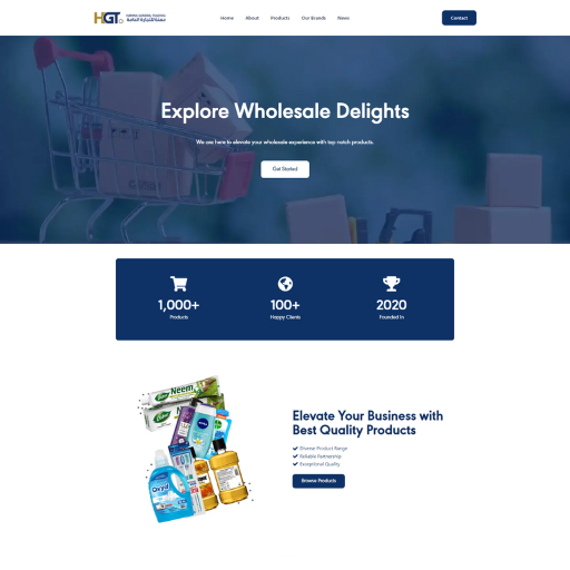 Hamna General Trading wholesale distributor web design