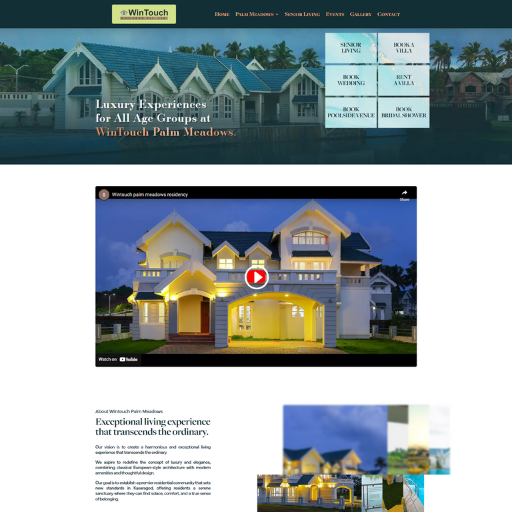 Wintouch builders real estate web design